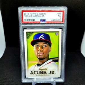 🔥2018 Topps Ronald Acuna Jr PSA 7 Rookie Card